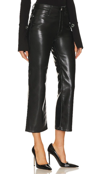 LE JANE CROP RECYCLED LEATHER