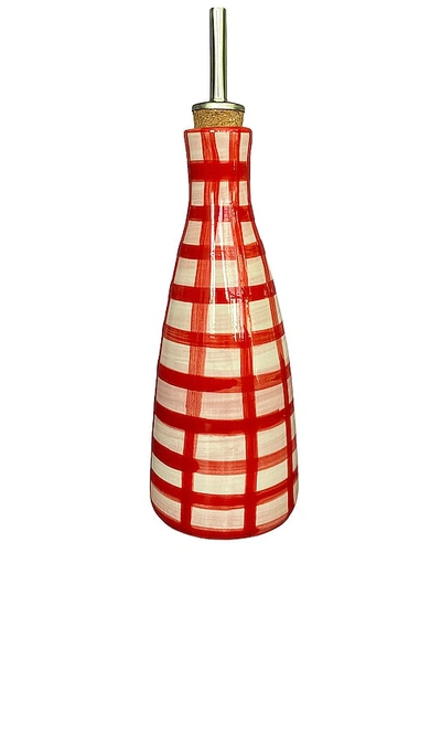 Shop Vaisselle Oily Baby Oil Dispenser In Nude & Poppy Red