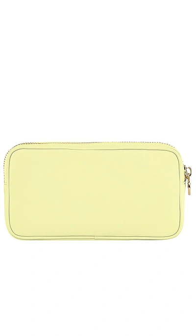 Shop Stoney Clover Lane Clear Front Small Pouch In Banana