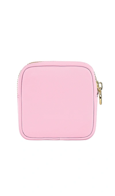 Stoney Clover Lane Clear Front Mini Pouch In Flamingo