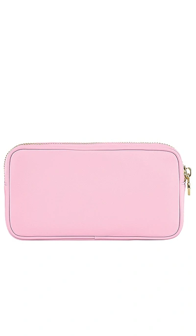 Shop Stoney Clover Lane Clear Front Small Pouch In Flamingo