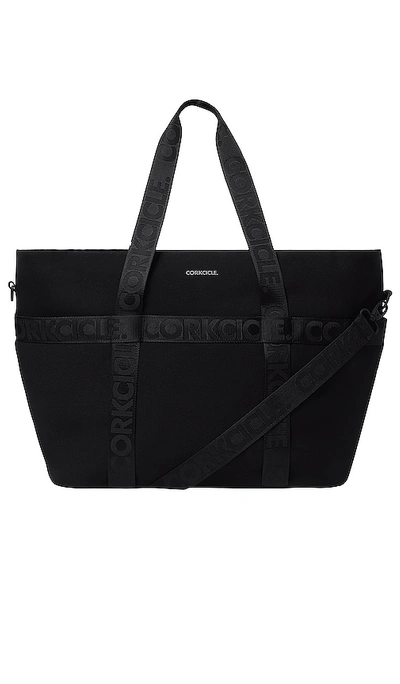 Shop Corkcicle Estelle Tote Cooler Bag In Black