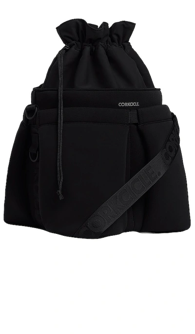 Shop Corkcicle Beverage Bucket Cooler Bag In Black