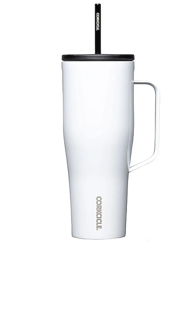 Shop Corkcicle Cold Cup Xl 30oz In Gloss White