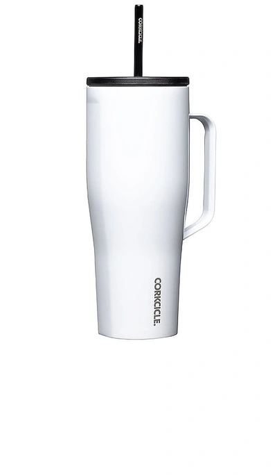 Shop Corkcicle Cold Cup Xl 30oz In Gloss White