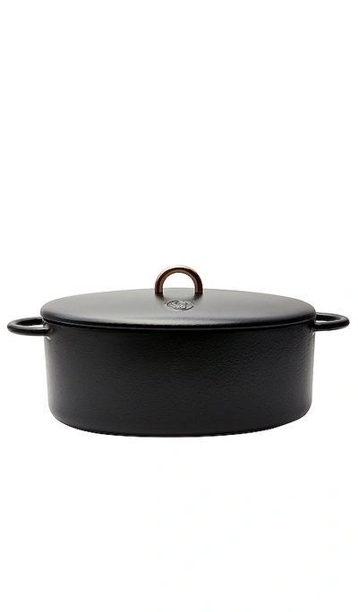Great Jones The Dutchess 6.75-quart Enamel Cast Iron Dutch Oven With Lid In Black