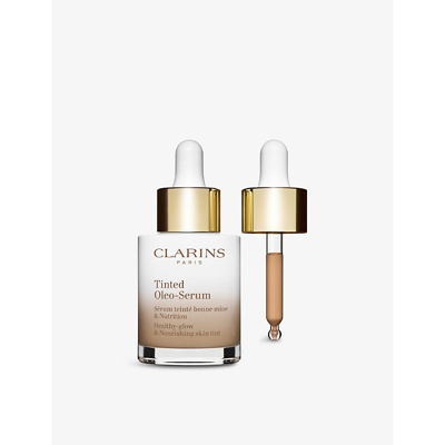 Shop Clarins Tinted Oleo-serum 01 Skin Tint 30ml In 5