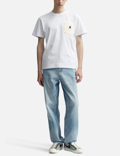 Sacai White Carhartt Wip Edition T-shirt | ModeSens