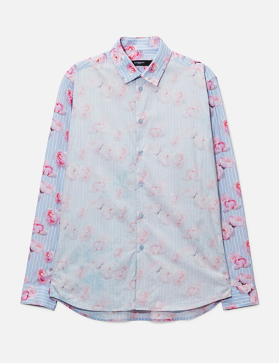 Shop Givenchy Floral Stripe Shirt In Multicolor