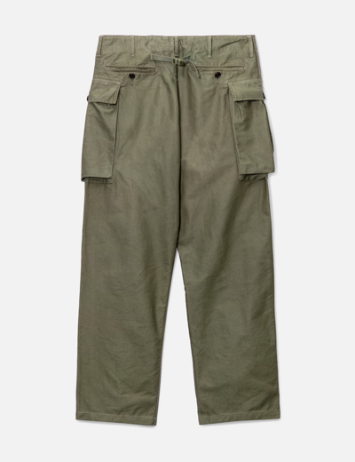 Shop Visvim Cargo Pants In Green