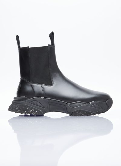 Shop Vivienne Westwood Romper Leather Chelsea Boots In Black