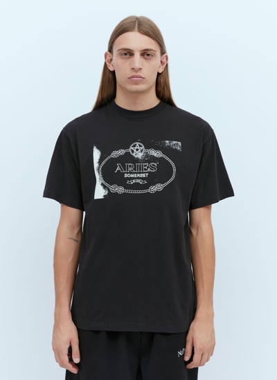 Shop Aries Wiccan Ring T-shirt In Black
