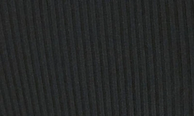 Shop Frame Mixed Rib Midi Sweater Dress In Noir