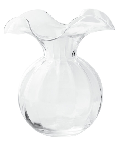 Shop Vietri Hibiscus Glass Clear Medium Fluted Vase