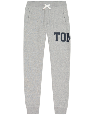 Shop Tommy Hilfiger Toddler Boys Drawstring Joggers In Gray Heather
