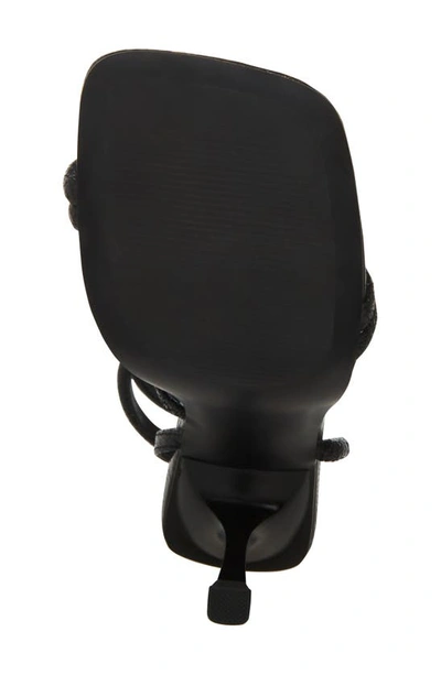 Steve Madden Shantelle Ankle Wrap Sandal In Black