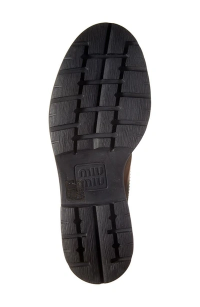 Miu Miu Boyfriend Lu Platform Derby In Brown