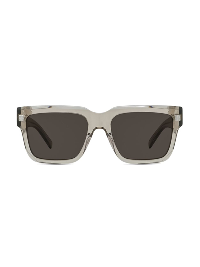Shop Givenchy Men's Gv Day 55mm Square Sunglasses In Shiny Light Brown
