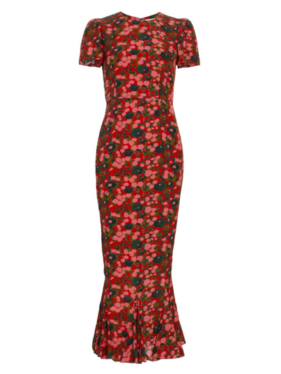 Shop Rhode Women's Lulani Floral Maxi Dress In Flora Splash