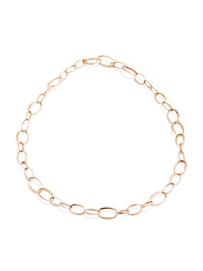 Shop Pomellato Women's 18k Rose Gold Oval-link Chain Necklace