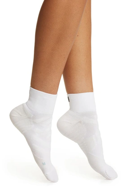 Shop On Performance Quarter Crew Socks In White/ Ivory