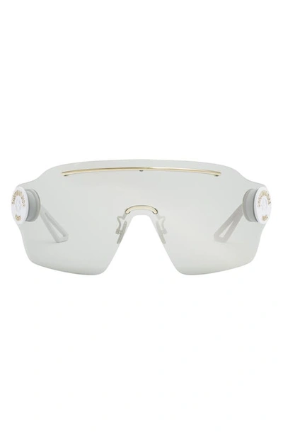 Shop Dior 'pacific M1u Mask Sunglasses In Matte Pink / Smoke Mirror