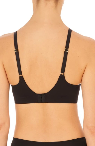 Shop Natori Sess Wireless Bra In Blk/ Cafe