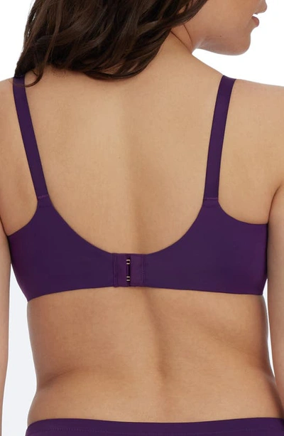 Shop Skarlett Blue Lacy Underwire Full Coverage Bra In Grape Jam