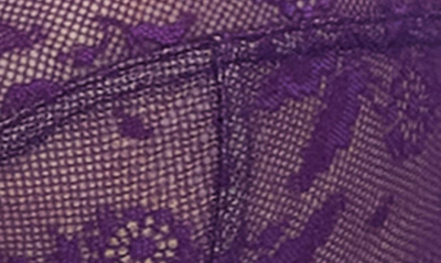 Skarlett Blue Lacy Underwire Full Coverage Bra In Grape Jam