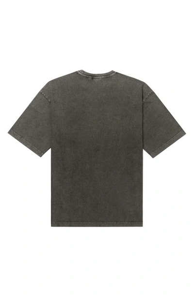 Shop Daily Paper Roshon Cotton T-shirt In Grey Flannel