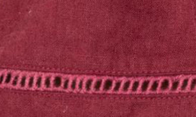 Edikted Candy Cotton Tie Front Tank Top In Burgundy