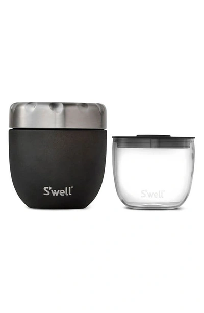 Shop S'well Eats™ 16-ounce Stainless Steel Bowl & Lid In Onyx