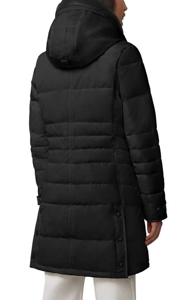 Shop Canada Goose Lorette Water Resistant 625 Fill Power Down Parka In Black - Noir