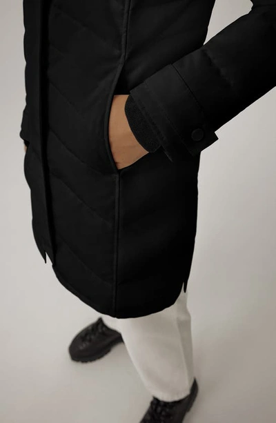 Canada Goose Lorette Water Resistant 625 Fill Power Down Parka In Black - Noir