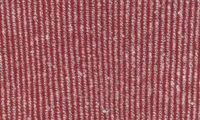 Shop Cotton Emporium Rolled Mock Neck Crop Sweater In Berry