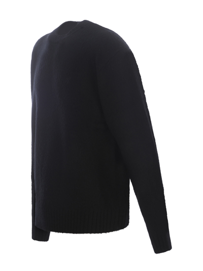 Shop Axel Arigato Sweater  Clay In Wool And Cashmere Blend In Nero