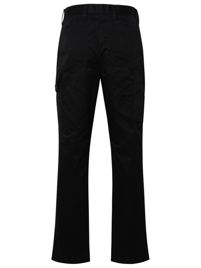 Shop Burberry Man  Denton' Black Cotton Pants