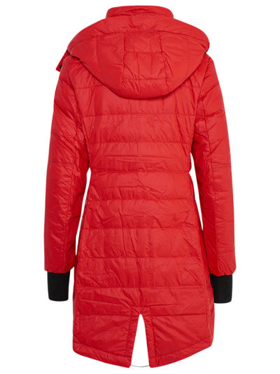 Shop Canada Goose Woman Red Polyester Cg Ellison Down Jacket