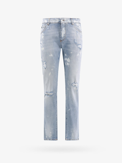Shop Dolce & Gabbana Man Jeans Man Blue Jeans