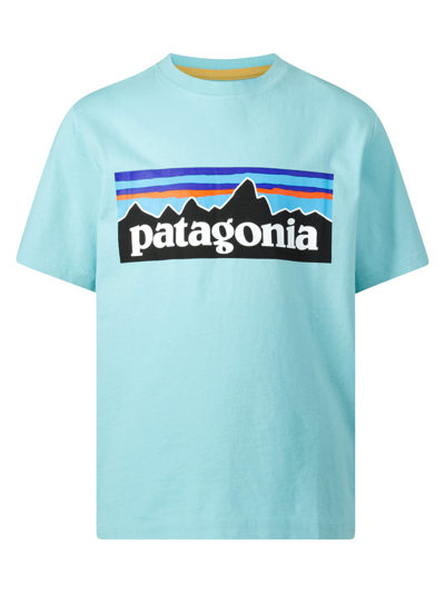 Patagonia Kids Turchese Maglietta In Turquoise | ModeSens