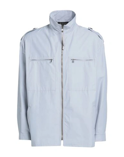 Shop Mr & Mrs Italy Man Overcoat & Trench Coat Light Grey Size Xl Cotton, Polyamide
