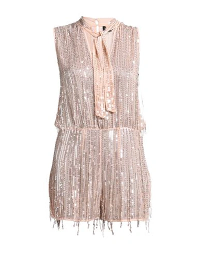 Shop Elisabetta Franchi Woman Jumpsuit Pink Size 6 Viscose, Plastic, Glass