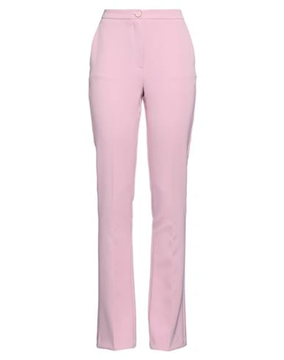 Anna Molinari Woman Pants Pink Size 6 Polyester, Elastane In Pink