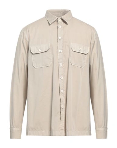 Shop Bastoncino Man Shirt Beige Size Xxl Cotton