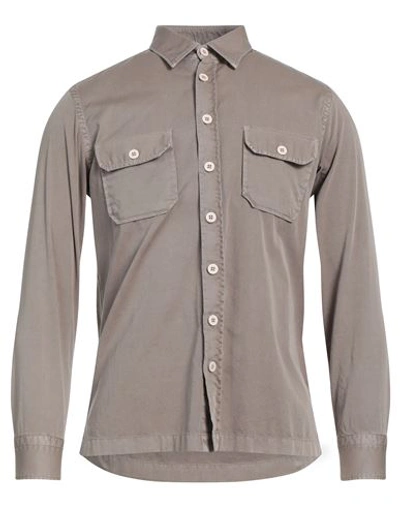 Shop Bastoncino Man Shirt Dove Grey Size M Cotton