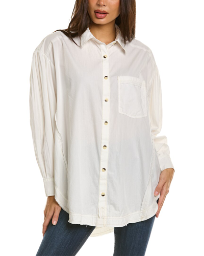 Shop Free People Happy Hour Shirt In White