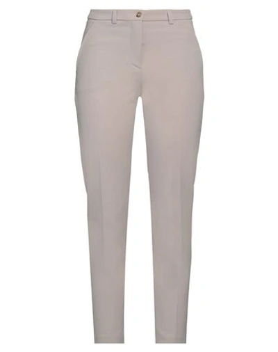 SEVENTY SERGIO TEGON SEVENTY VENEZIA WOMAN PANTS BEIGE SIZE 6 POLYESTER, VIRGIN WOOL, ELASTANE 