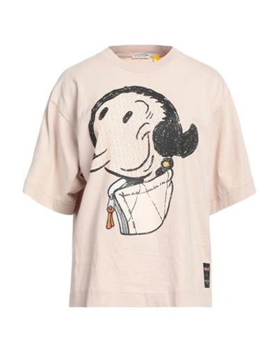 Shop Moncler 2  1952 Woman T-shirt Beige Size Xs Cotton