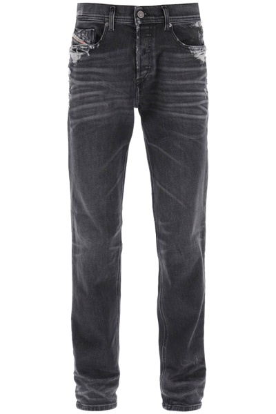 Shop Diesel 023 D Finitive Regular Fit Jeans In Grey