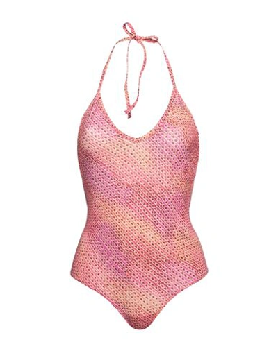 Shop Isabel Marant Woman One-piece Swimsuit Magenta Size 10 Polyamide, Elastane